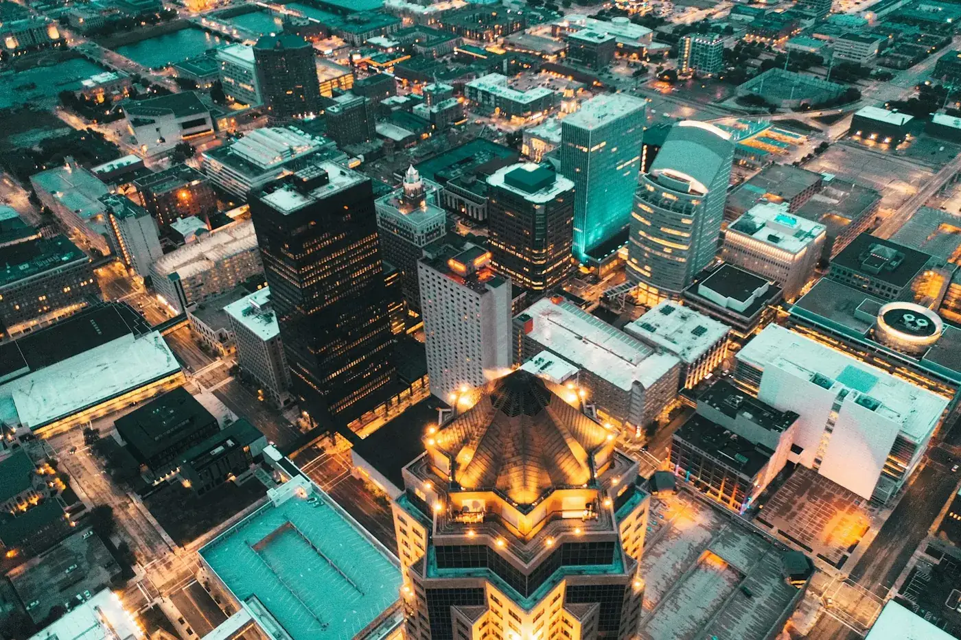 Downtown Des Moines, Iowa skyline - Tides Health