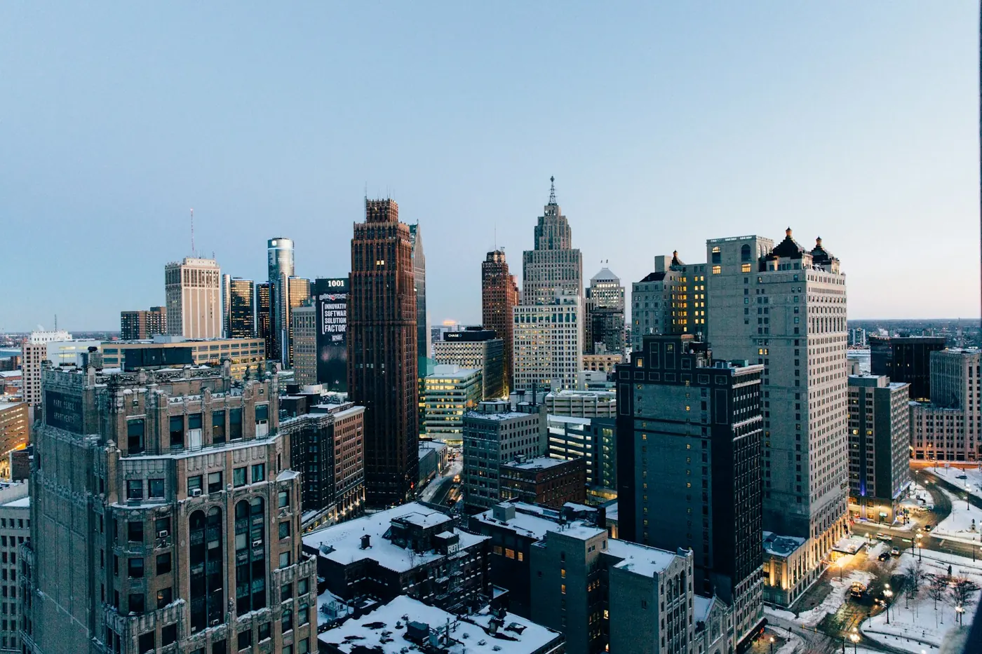 Downtown Detroit skyline, Michigan - Tides Health