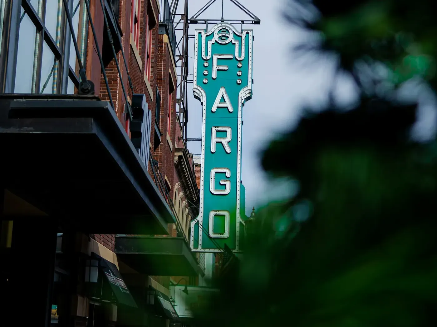 Downtown Fargo theater marquee, North Dakota - Tides Health