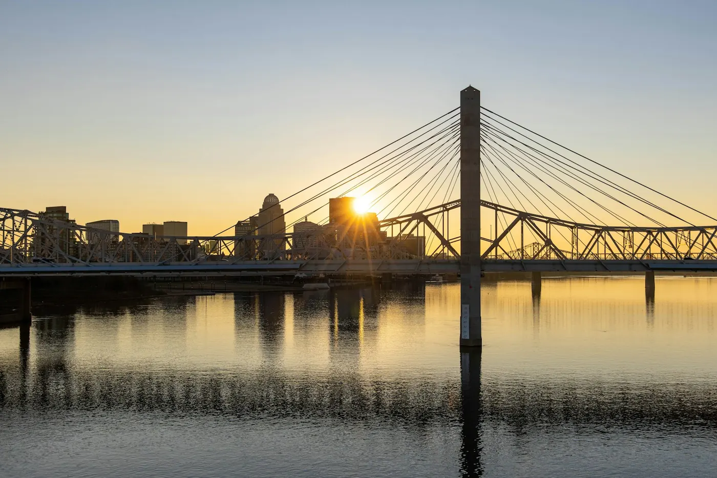 Downtown Louisville skyline from the Ohio River, Kentucky - Tides Health