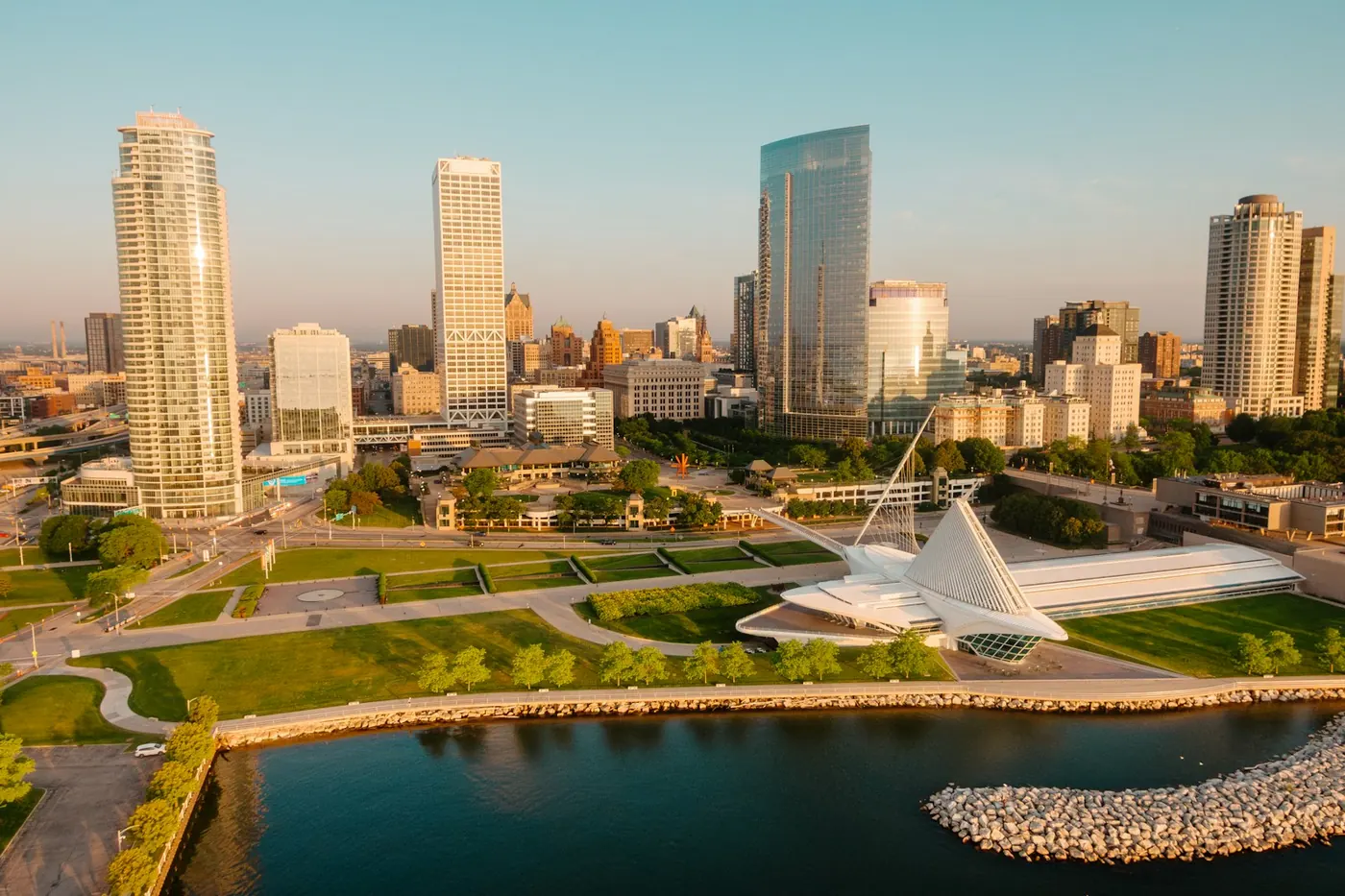 Milwaukee skyline along Lake Michigan, Wisconsin - Tides Health
