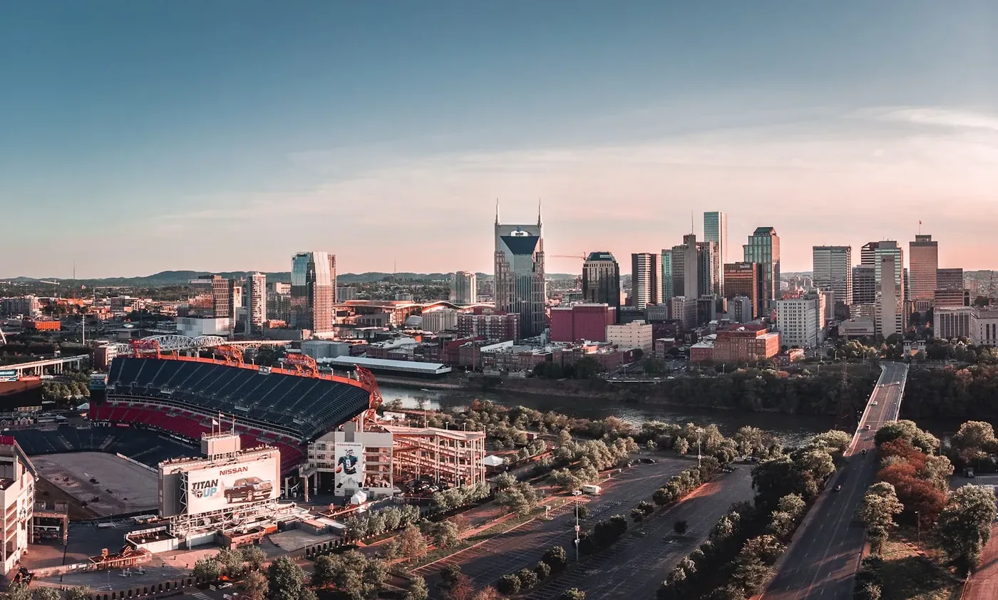 Nashville, Tennessee skyline — peptide therapy
