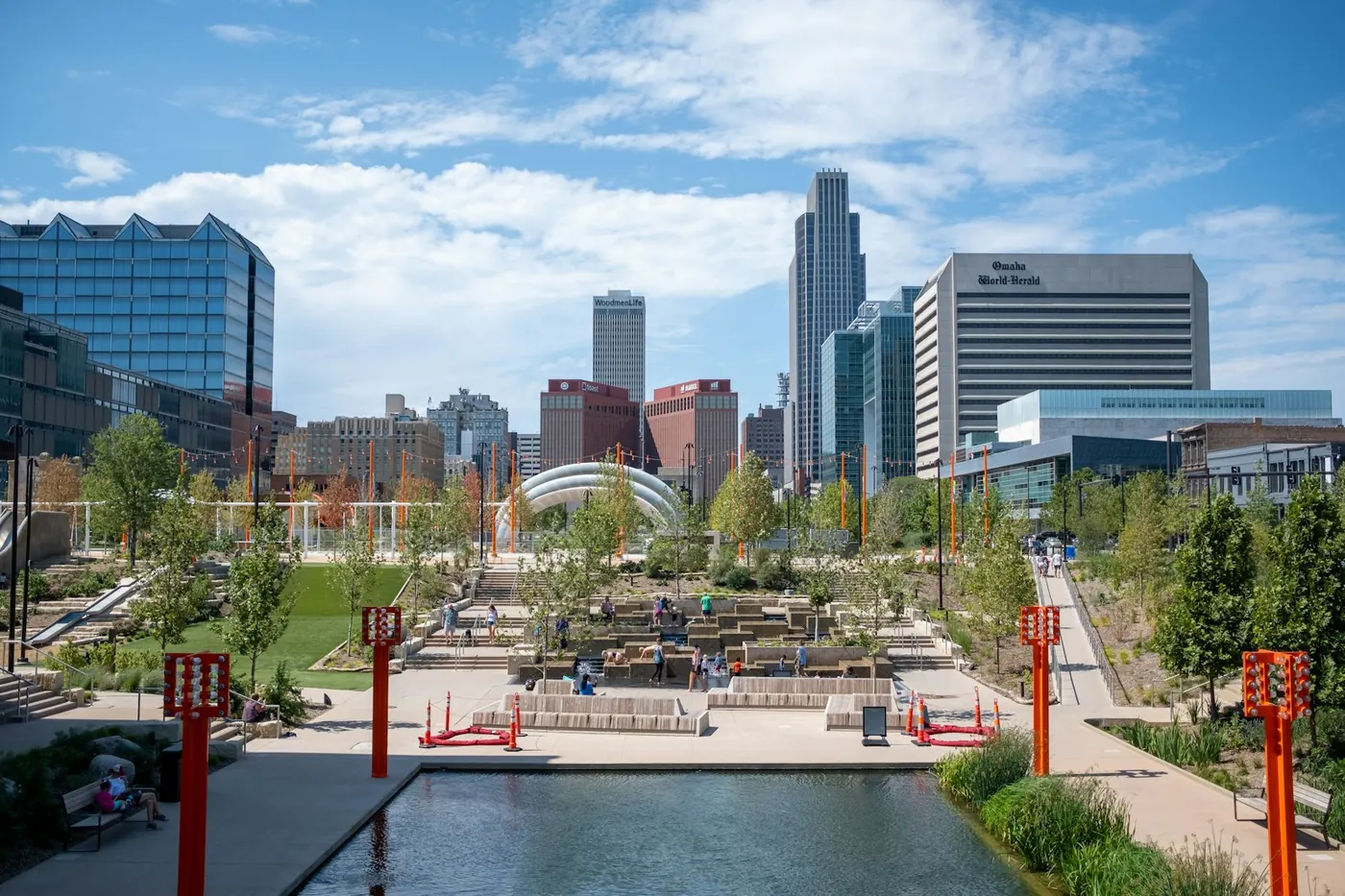 Downtown Omaha waterfront, Nebraska - Tides Health