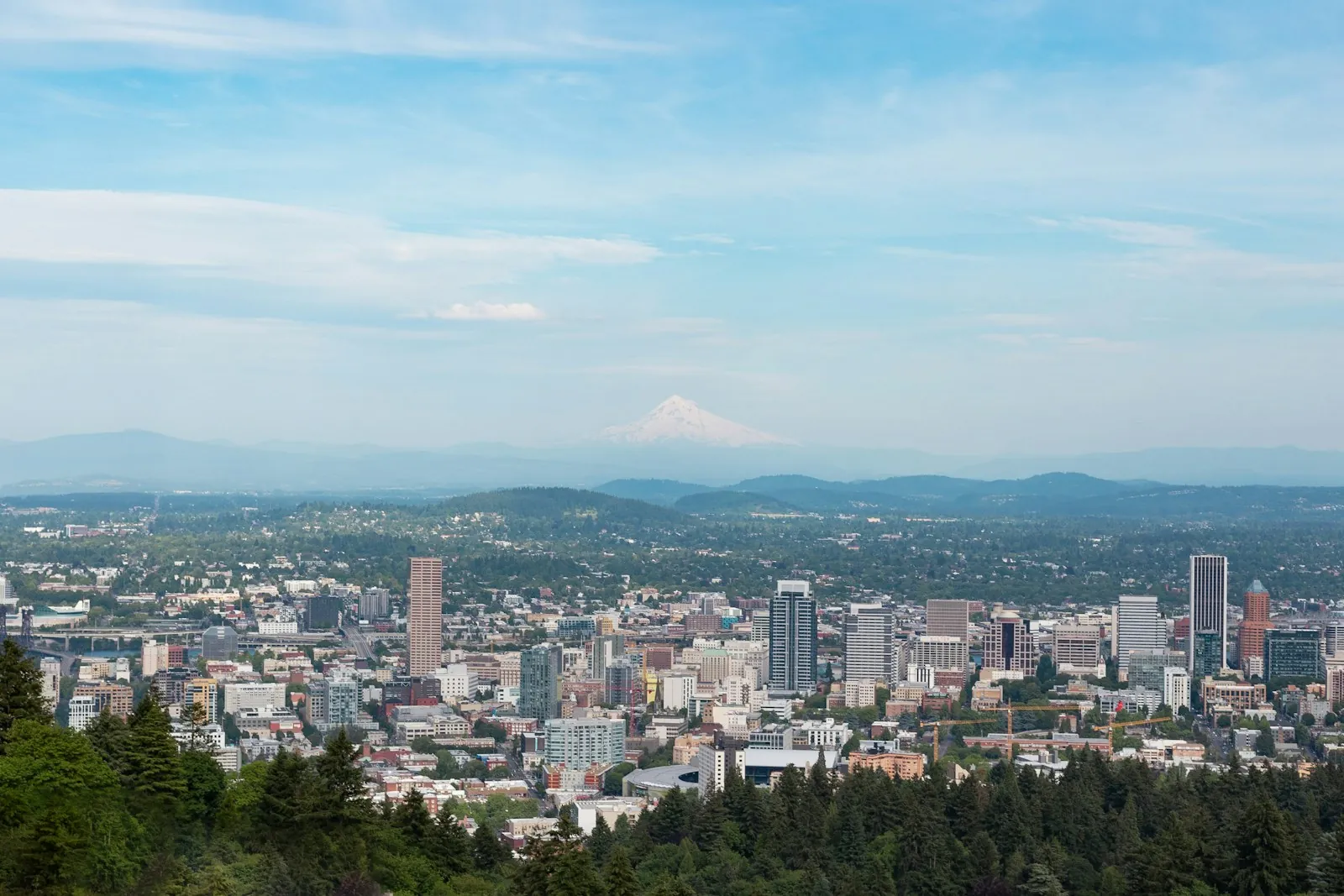 Portland, Oregon skyline — peptide therapy