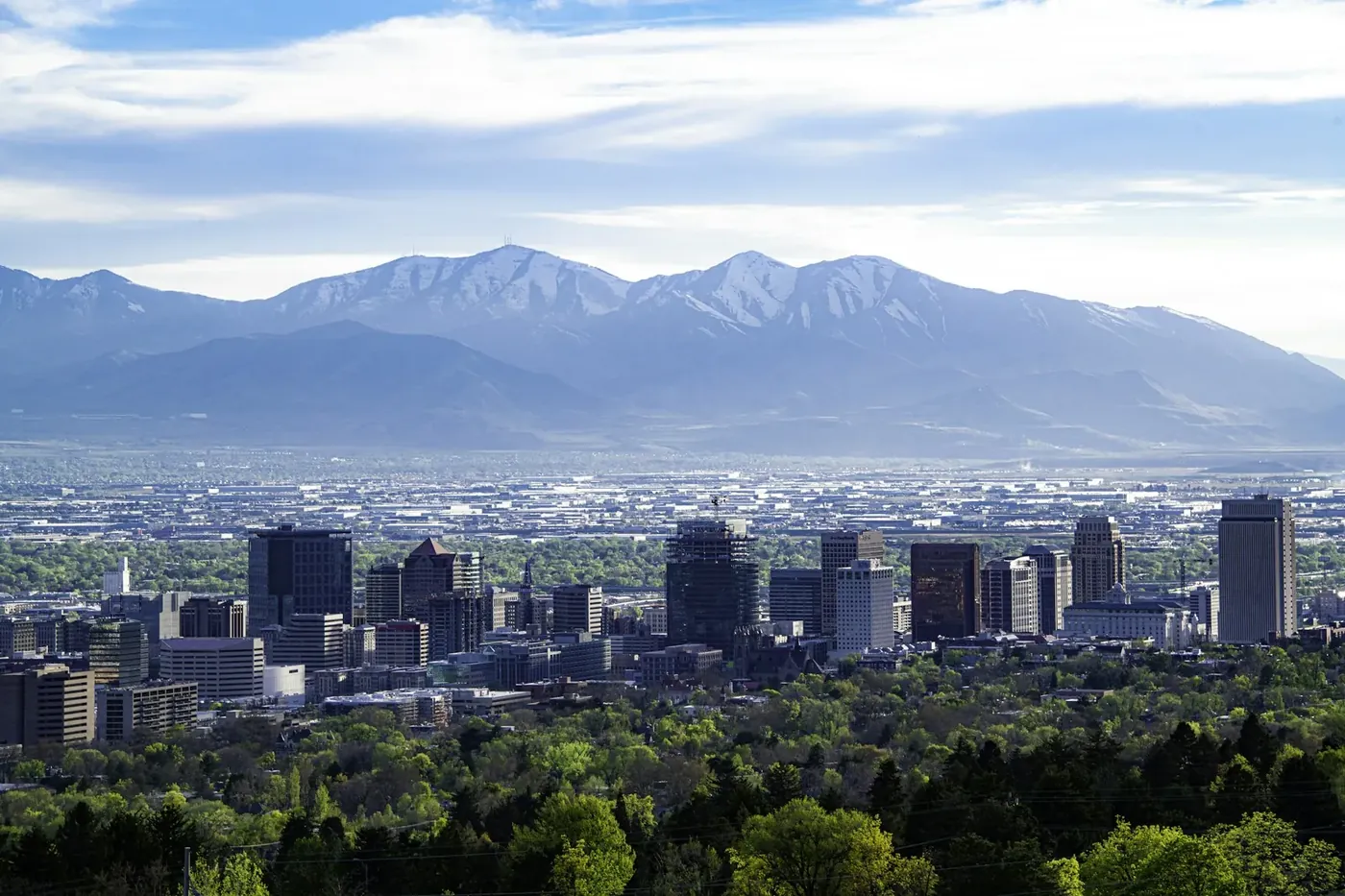 Salt Lake City, Utah skyline — peptide therapy - Tides Health