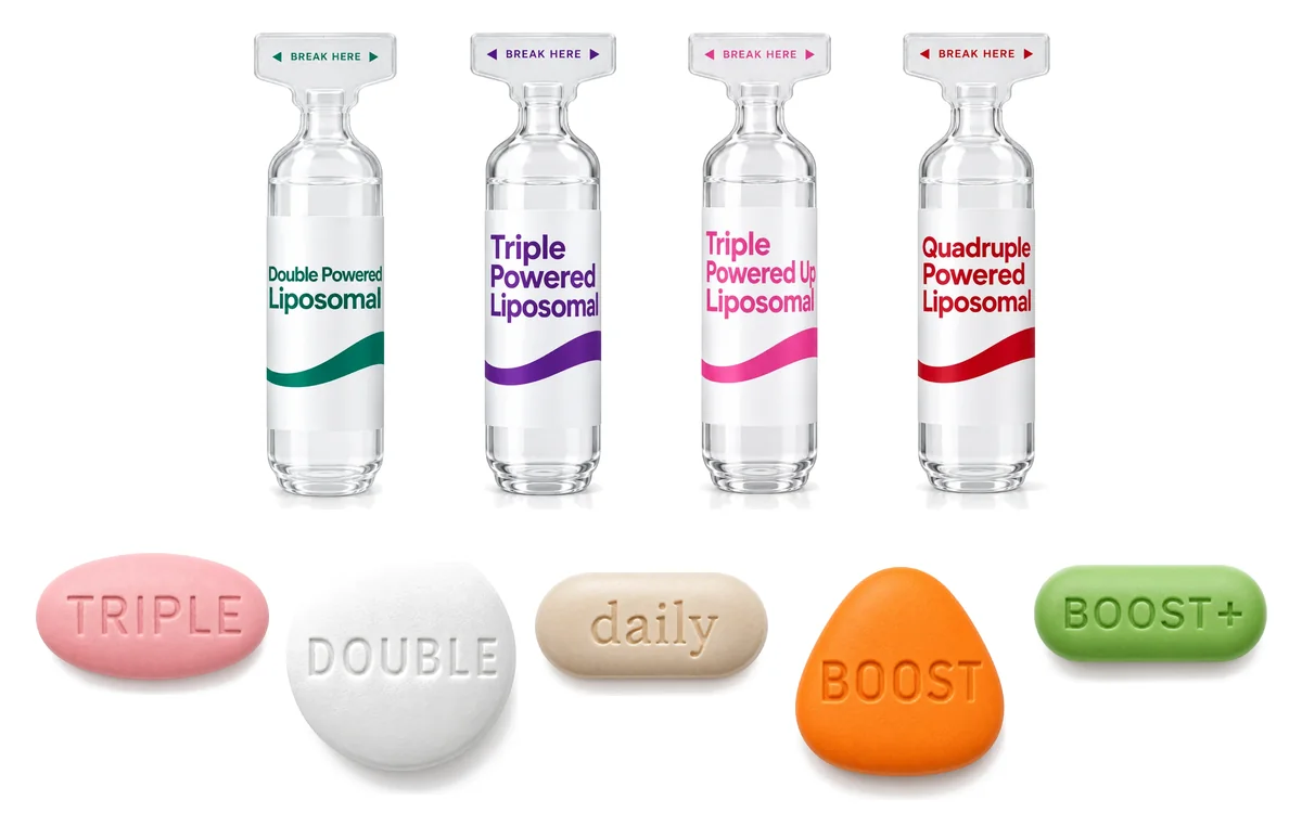 Compounded ED tablets and liposomal vials - Tides Health