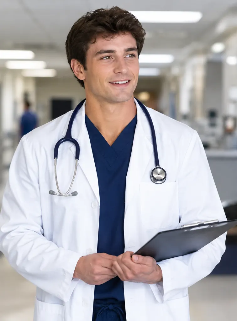 Licensed provider reviewing a patient chart